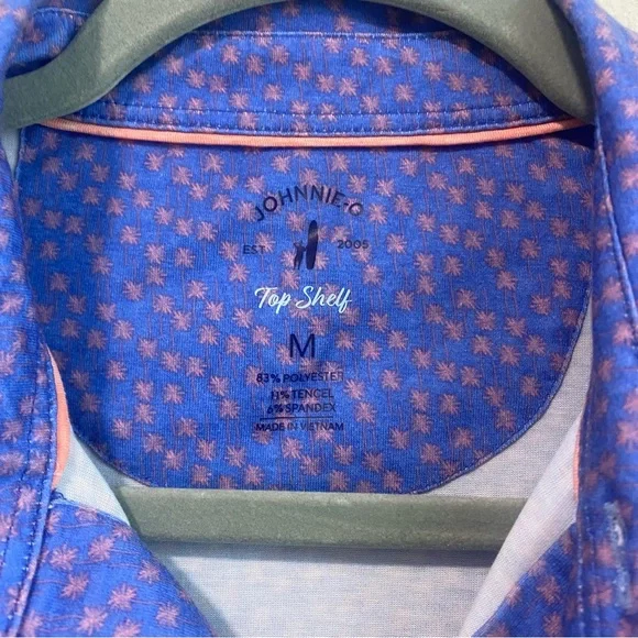JOHNNIE-O HOOTIE TOP SHELF PREP-FORMANCE POLO‎ SHIRT IN BISCAYNE SZ MEDIUM - Picture 5 of 11